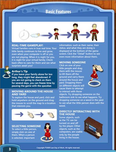 Virtual Families Game Guide Page 2